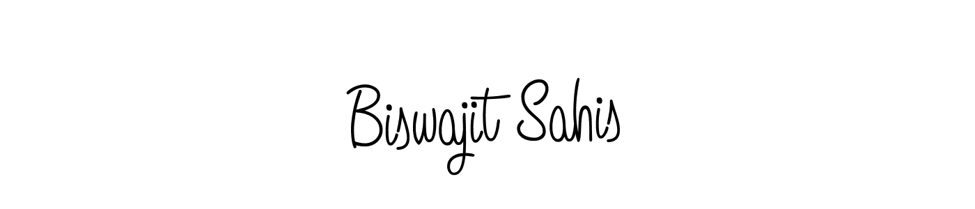 if you are searching for the best signature style for your name Biswajit Sahis. so please give up your signature search. here we have designed multiple signature styles  using Angelique-Rose-font-FFP. Biswajit Sahis signature style 5 images and pictures png