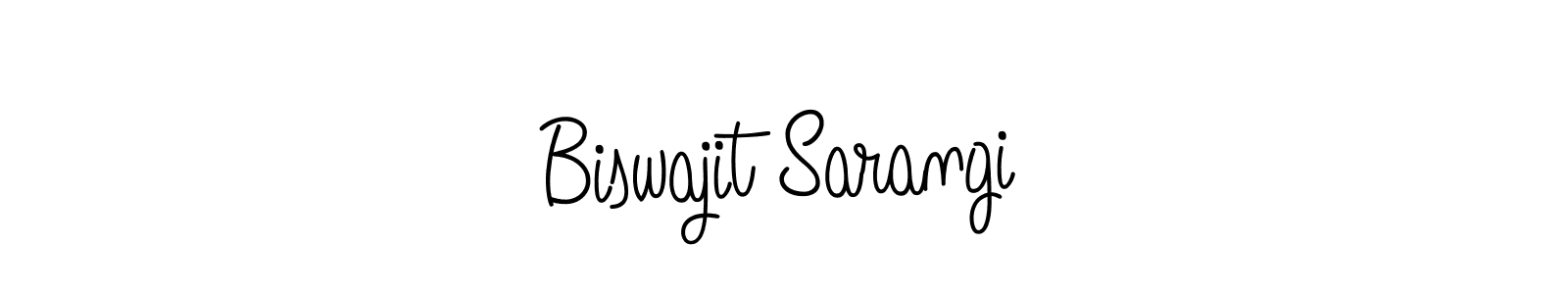 How to make Biswajit Sarangi name signature. Use Angelique-Rose-font-FFP style for creating short signs online. This is the latest handwritten sign. Biswajit Sarangi signature style 5 images and pictures png