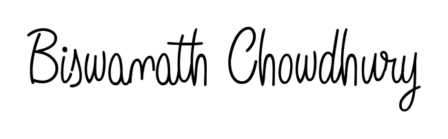 A timeless handwritten aesthetic for Biswanath Chowdhury. The Angelique-Rose-font-FFP font gives your signature a handcrafted feel with natural curves. Biswanath Chowdhury signature style 5 images and pictures png