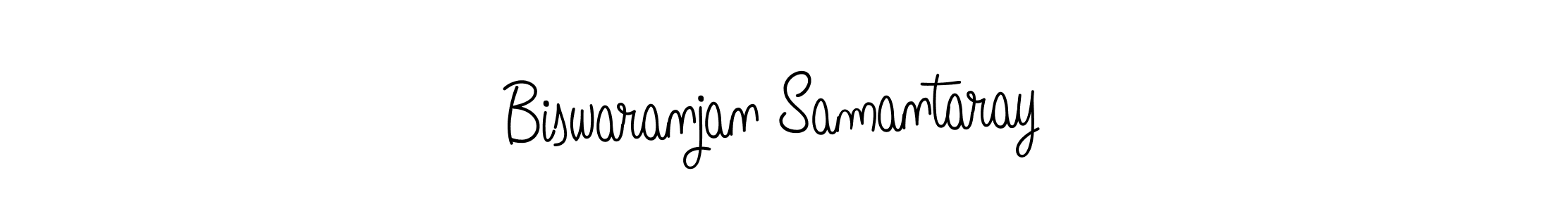 Make a beautiful signature design for name Biswaranjan Samantaray. With this signature (Angelique-Rose-font-FFP) style, you can create a handwritten signature for free. Biswaranjan Samantaray signature style 5 images and pictures png