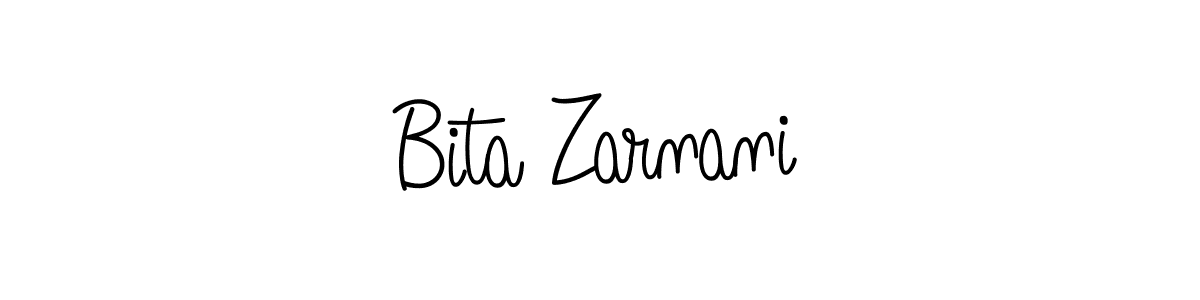 Also we have Bita Zarnani name is the best signature style. Create professional handwritten signature collection using Angelique-Rose-font-FFP autograph style. Bita Zarnani signature style 5 images and pictures png