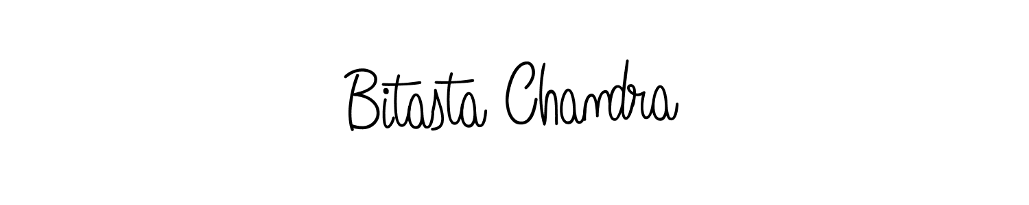 Bitasta Chandra stylish signature style. Best Handwritten Sign (Angelique-Rose-font-FFP) for my name. Handwritten Signature Collection Ideas for my name Bitasta Chandra. Bitasta Chandra signature style 5 images and pictures png