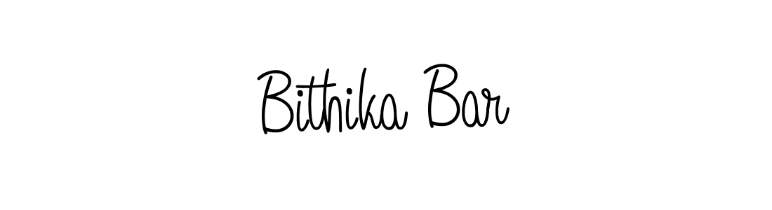 Check out images of Autograph of Bithika Bar name. Actor Bithika Bar Signature Style. Angelique-Rose-font-FFP is a professional sign style online. Bithika Bar signature style 5 images and pictures png