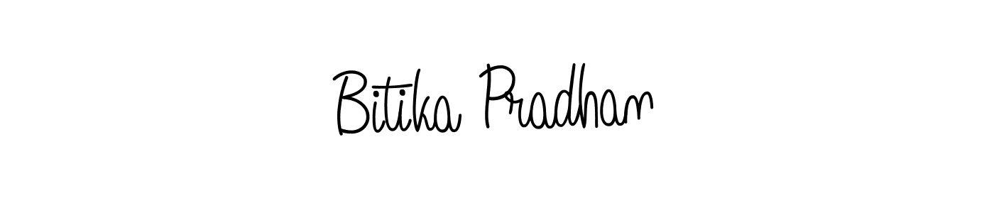 Make a beautiful signature design for name Bitika Pradhan. Use this online signature maker to create a handwritten signature for free. Bitika Pradhan signature style 5 images and pictures png