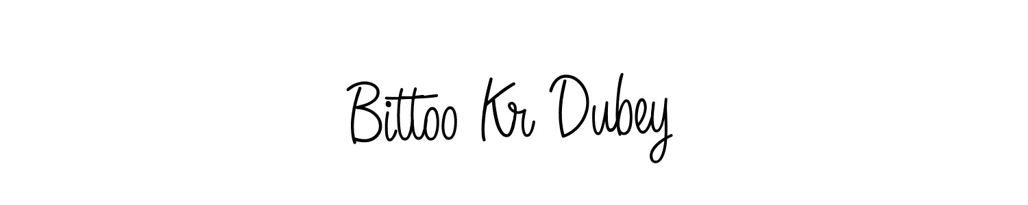 Make a short Bittoo Kr Dubey signature style. Manage your documents anywhere anytime using Angelique-Rose-font-FFP. Create and add eSignatures, submit forms, share and send files easily. Bittoo Kr Dubey signature style 5 images and pictures png