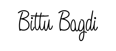Make your name Bittu Bagdi memorable on every contract using Angelique-Rose-font-FFP autograph style. Instant transparent background export available. Bittu Bagdi signature style 5 images and pictures png