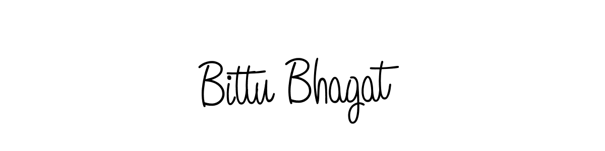 Bittu Bhagat stylish signature style. Best Handwritten Sign (Angelique-Rose-font-FFP) for my name. Handwritten Signature Collection Ideas for my name Bittu Bhagat. Bittu Bhagat signature style 5 images and pictures png