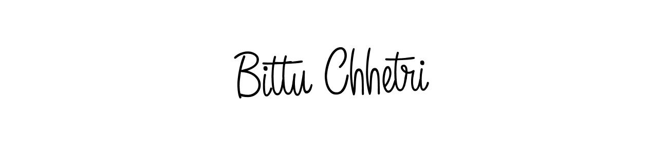 Also we have Bittu Chhetri name is the best signature style. Create professional handwritten signature collection using Angelique-Rose-font-FFP autograph style. Bittu Chhetri signature style 5 images and pictures png