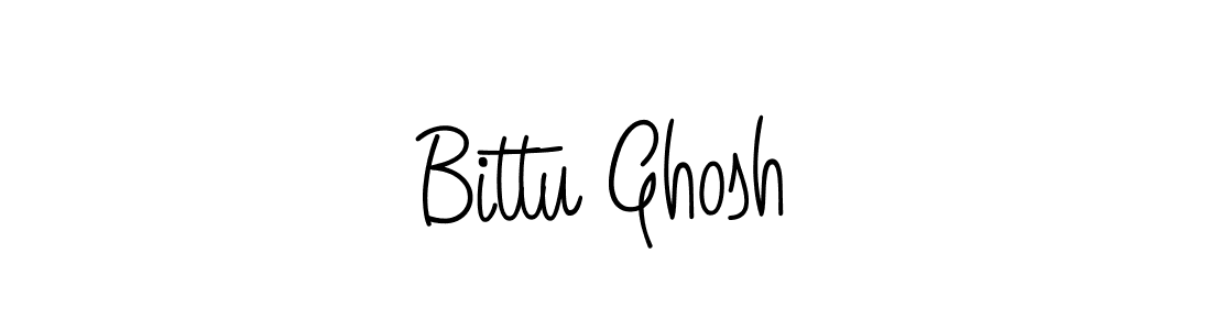 Make a beautiful signature design for name Bittu Ghosh. With this signature (Angelique-Rose-font-FFP) style, you can create a handwritten signature for free. Bittu Ghosh signature style 5 images and pictures png