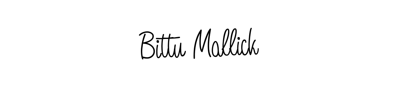 Create a beautiful signature design for name Bittu Mallick. With this signature (Angelique-Rose-font-FFP) fonts, you can make a handwritten signature for free. Bittu Mallick signature style 5 images and pictures png