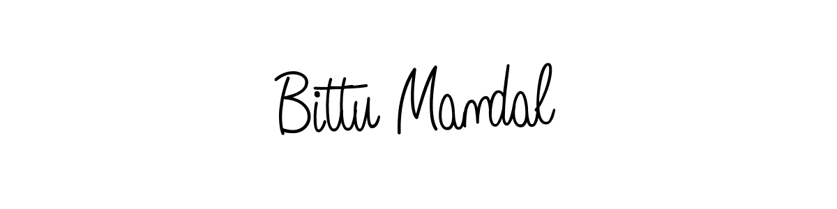 How to make Bittu Mandal signature? Angelique-Rose-font-FFP is a professional autograph style. Create handwritten signature for Bittu Mandal name. Bittu Mandal signature style 5 images and pictures png