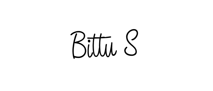 Make a beautiful signature design for name Bittu S. Use this online signature maker to create a handwritten signature for free. Bittu S signature style 5 images and pictures png