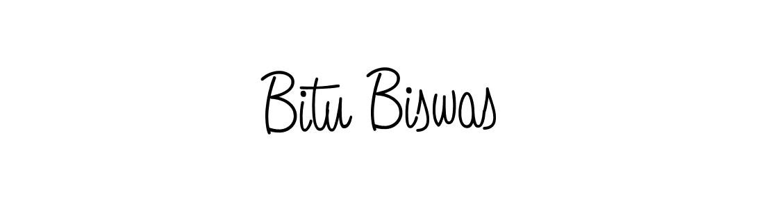 The best way (Angelique-Rose-font-FFP) to make a short signature is to pick only two or three words in your name. The name Bitu Biswas include a total of six letters. For converting this name. Bitu Biswas signature style 5 images and pictures png