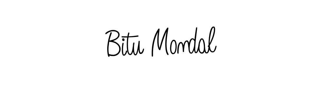 Once you've used our free online signature maker to create your best signature Angelique-Rose-font-FFP style, it's time to enjoy all of the benefits that Bitu Mondal name signing documents. Bitu Mondal signature style 5 images and pictures png