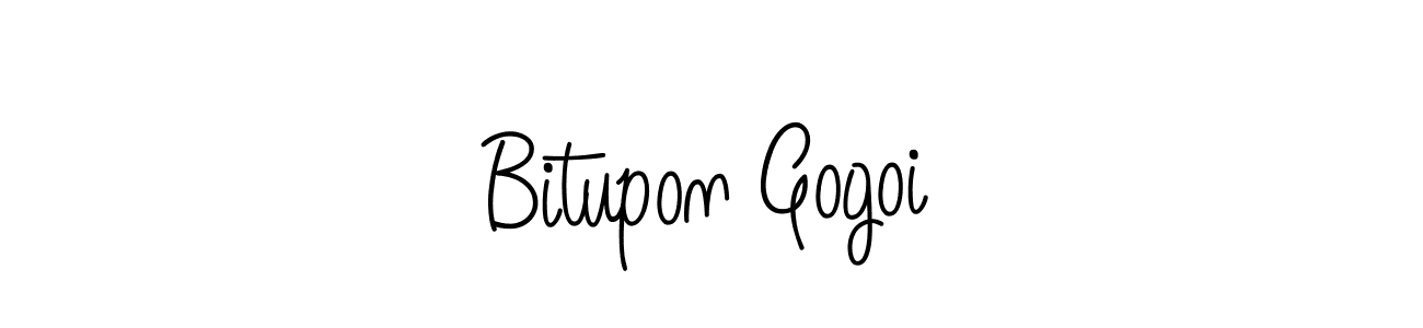 if you are searching for the best signature style for your name Bitupon Gogoi. so please give up your signature search. here we have designed multiple signature styles  using Angelique-Rose-font-FFP. Bitupon Gogoi signature style 5 images and pictures png