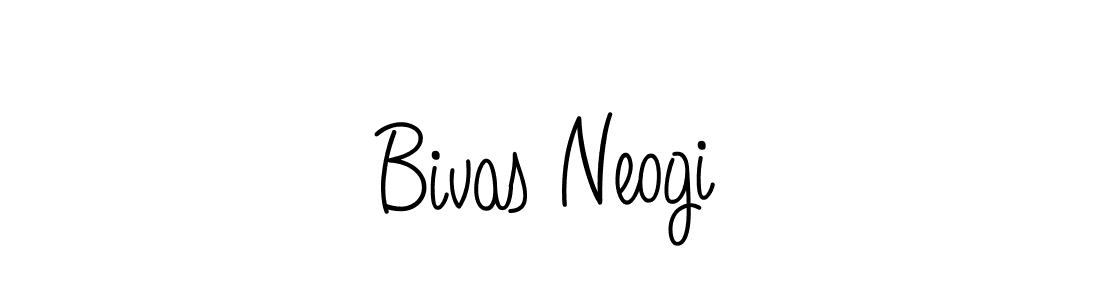 How to make Bivas Neogi name signature. Use Angelique-Rose-font-FFP style for creating short signs online. This is the latest handwritten sign. Bivas Neogi signature style 5 images and pictures png