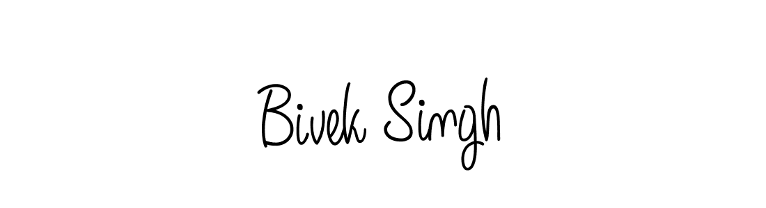 Also we have Bivek Singh name is the best signature style. Create professional handwritten signature collection using Angelique-Rose-font-FFP autograph style. Bivek Singh signature style 5 images and pictures png