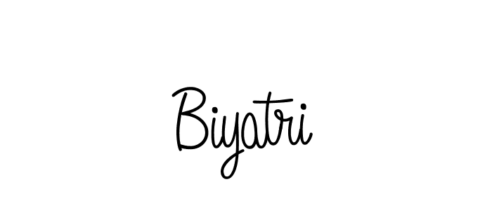 Also we have Biyatri name is the best signature style. Create professional handwritten signature collection using Angelique-Rose-font-FFP autograph style. Biyatri signature style 5 images and pictures png