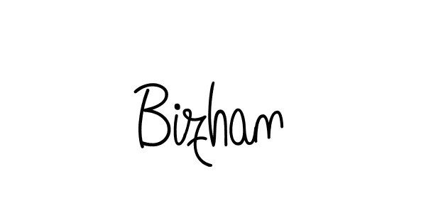 Bizhan stylish signature style. Best Handwritten Sign (Angelique-Rose-font-FFP) for my name. Handwritten Signature Collection Ideas for my name Bizhan. Bizhan signature style 5 images and pictures png