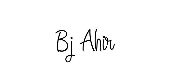 if you are searching for the best signature style for your name Bj Ahir. so please give up your signature search. here we have designed multiple signature styles  using Angelique-Rose-font-FFP. Bj Ahir signature style 5 images and pictures png
