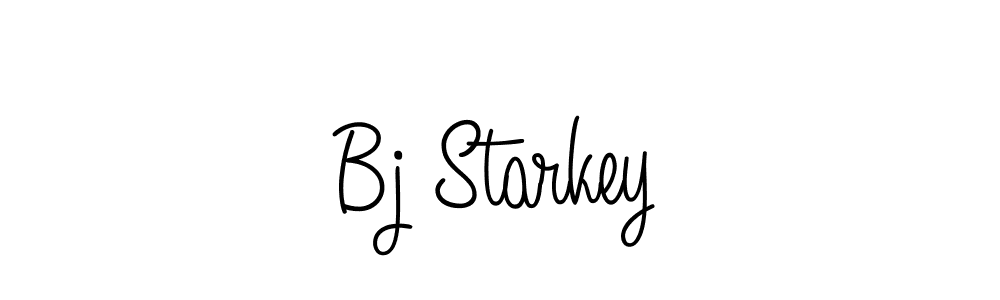 Create a beautiful signature design for name Bj Starkey. With this signature (Angelique-Rose-font-FFP) fonts, you can make a handwritten signature for free. Bj Starkey signature style 5 images and pictures png