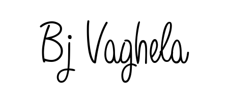An effortless, minimalist signature concept for Bj Vaghela using Angelique-Rose-font-FFP design. Clean lines that look great on any document. Bj Vaghela signature style 5 images and pictures png