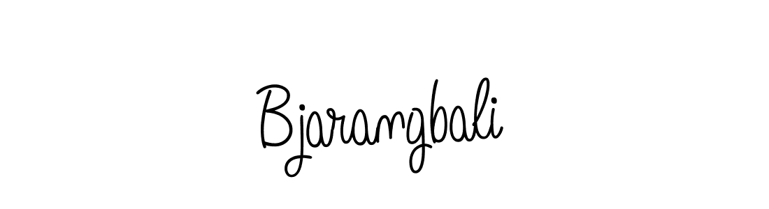 The best way (Angelique-Rose-font-FFP) to make a short signature is to pick only two or three words in your name. The name Bjarangbali include a total of six letters. For converting this name. Bjarangbali signature style 5 images and pictures png