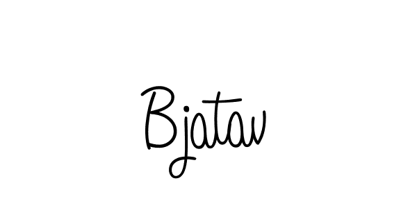 Use a signature maker to create a handwritten signature online. With this signature software, you can design (Angelique-Rose-font-FFP) your own signature for name Bjatav. Bjatav signature style 5 images and pictures png