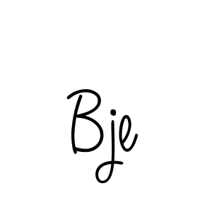Create a beautiful signature design for name Bje. With this signature (Angelique-Rose-font-FFP) fonts, you can make a handwritten signature for free. Bje signature style 5 images and pictures png