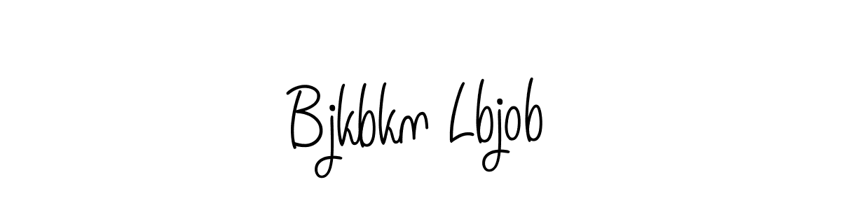 Make a beautiful signature design for name Bjkbkn Lbjob. With this signature (Angelique-Rose-font-FFP) style, you can create a handwritten signature for free. Bjkbkn Lbjob signature style 5 images and pictures png