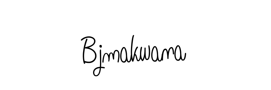 Bjmakwana stylish signature style. Best Handwritten Sign (Angelique-Rose-font-FFP) for my name. Handwritten Signature Collection Ideas for my name Bjmakwana. Bjmakwana signature style 5 images and pictures png