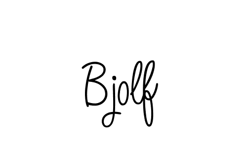 How to make Bjolf signature? Angelique-Rose-font-FFP is a professional autograph style. Create handwritten signature for Bjolf name. Bjolf signature style 5 images and pictures png