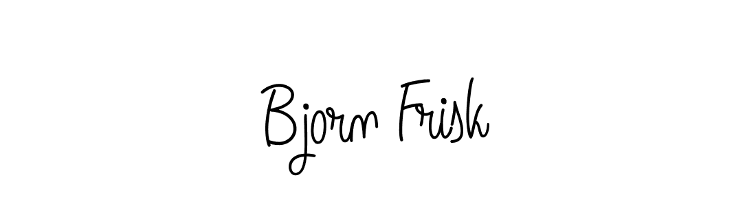 Use a signature maker to create a handwritten signature online. With this signature software, you can design (Angelique-Rose-font-FFP) your own signature for name Bjorn Frisk. Bjorn Frisk signature style 5 images and pictures png