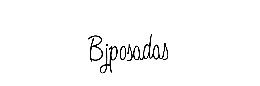 Design your own signature with our free online signature maker. With this signature software, you can create a handwritten (Angelique-Rose-font-FFP) signature for name Bjposadas. Bjposadas signature style 5 images and pictures png