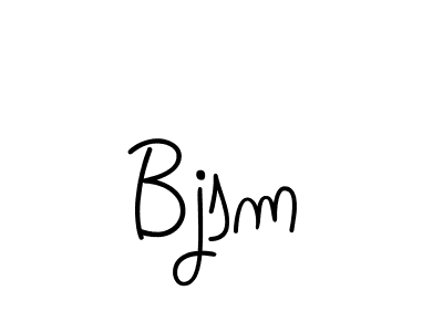 Also we have Bjsm name is the best signature style. Create professional handwritten signature collection using Angelique-Rose-font-FFP autograph style. Bjsm signature style 5 images and pictures png