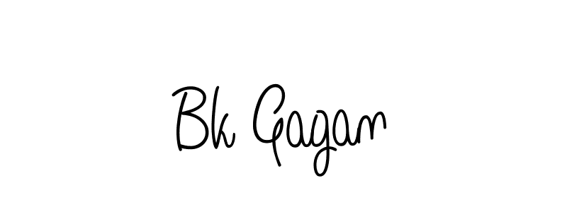 Make a beautiful signature design for name Bk Gagan. Use this online signature maker to create a handwritten signature for free. Bk Gagan signature style 5 images and pictures png