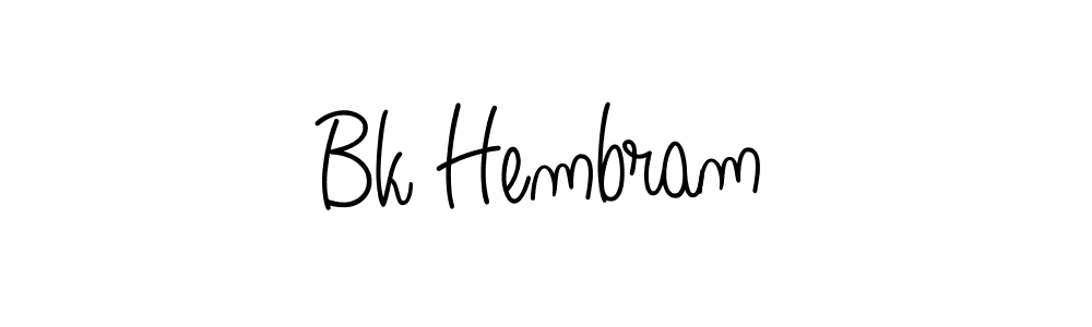 This is the best signature style for the Bk Hembram name. Also you like these signature font (Angelique-Rose-font-FFP). Mix name signature. Bk Hembram signature style 5 images and pictures png