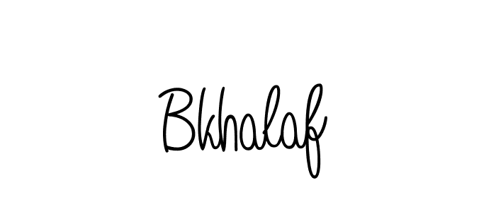 Make a beautiful signature design for name Bkhalaf. Use this online signature maker to create a handwritten signature for free. Bkhalaf signature style 5 images and pictures png