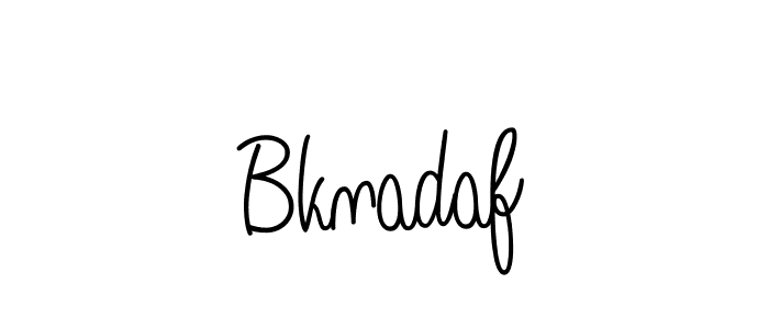 Once you've used our free online signature maker to create your best signature Angelique-Rose-font-FFP style, it's time to enjoy all of the benefits that Bknadaf name signing documents. Bknadaf signature style 5 images and pictures png