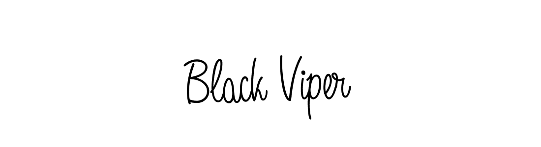 Black Viper stylish signature style. Best Handwritten Sign (Angelique-Rose-font-FFP) for my name. Handwritten Signature Collection Ideas for my name Black Viper. Black Viper signature style 5 images and pictures png