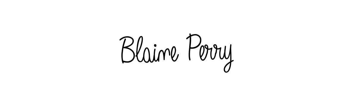 Make a beautiful signature design for name Blaine Perry. With this signature (Angelique-Rose-font-FFP) style, you can create a handwritten signature for free. Blaine Perry signature style 5 images and pictures png