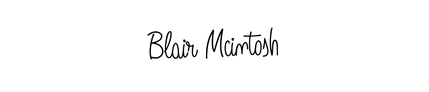 Also we have Blair Mcintosh name is the best signature style. Create professional handwritten signature collection using Angelique-Rose-font-FFP autograph style. Blair Mcintosh signature style 5 images and pictures png