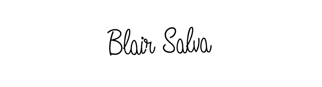 Also You can easily find your signature by using the search form. We will create Blair Salva name handwritten signature images for you free of cost using Angelique-Rose-font-FFP sign style. Blair Salva signature style 5 images and pictures png