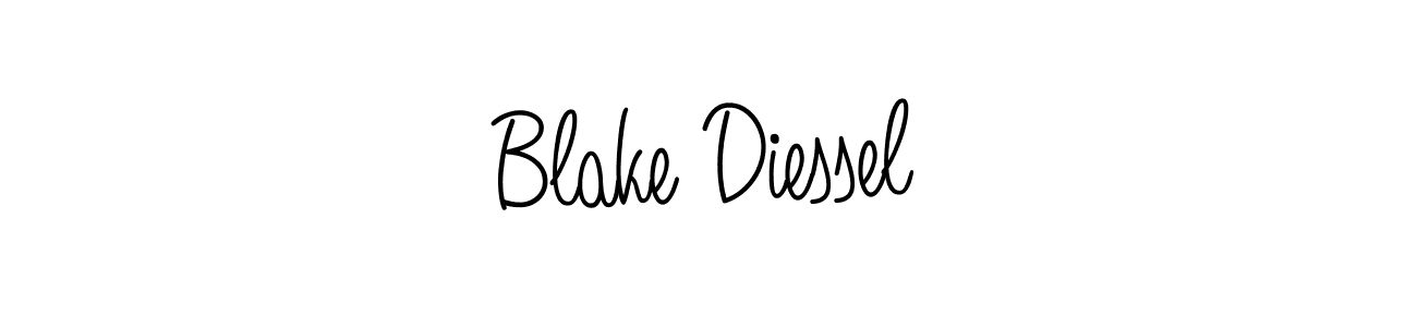 Create a beautiful signature design for name Blake Diessel. With this signature (Angelique-Rose-font-FFP) fonts, you can make a handwritten signature for free. Blake Diessel signature style 5 images and pictures png