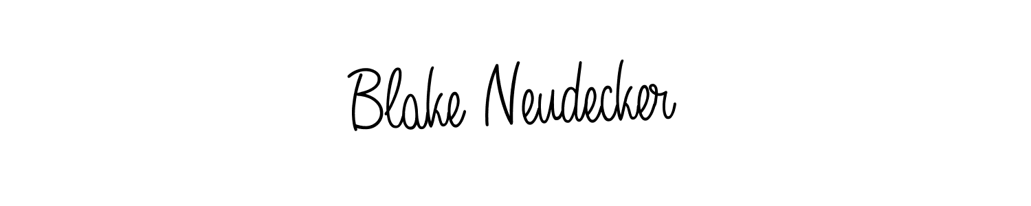 Also You can easily find your signature by using the search form. We will create Blake Neudecker name handwritten signature images for you free of cost using Angelique-Rose-font-FFP sign style. Blake Neudecker signature style 5 images and pictures png