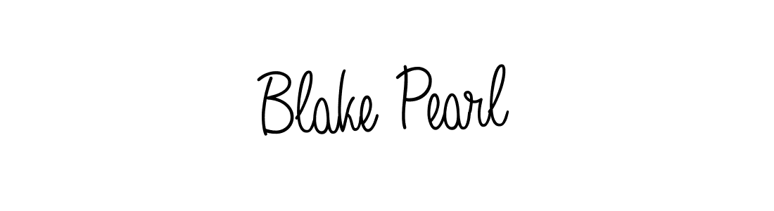 The best way (Angelique-Rose-font-FFP) to make a short signature is to pick only two or three words in your name. The name Blake Pearl include a total of six letters. For converting this name. Blake Pearl signature style 5 images and pictures png