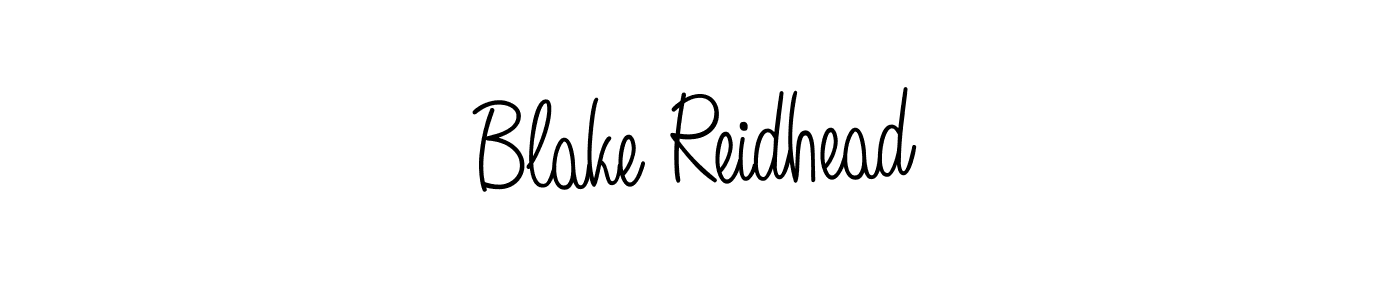 How to make Blake Reidhead name signature. Use Angelique-Rose-font-FFP style for creating short signs online. This is the latest handwritten sign. Blake Reidhead signature style 5 images and pictures png