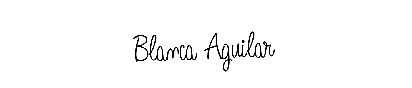 Also You can easily find your signature by using the search form. We will create Blanca Aguilar name handwritten signature images for you free of cost using Angelique-Rose-font-FFP sign style. Blanca Aguilar signature style 5 images and pictures png