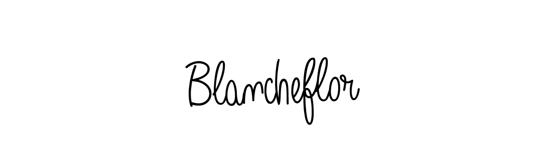 Also we have Blancheflor name is the best signature style. Create professional handwritten signature collection using Angelique-Rose-font-FFP autograph style. Blancheflor signature style 5 images and pictures png