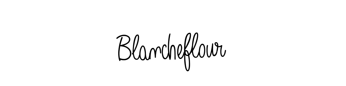 How to make Blancheflour signature? Angelique-Rose-font-FFP is a professional autograph style. Create handwritten signature for Blancheflour name. Blancheflour signature style 5 images and pictures png